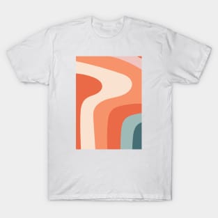 Retro Wavy Lines T-Shirt